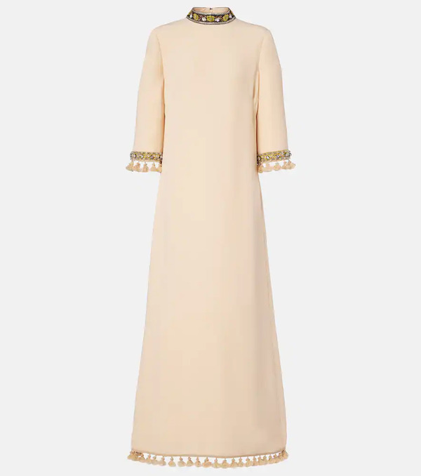  Valentino Valentino Cady Couture Embellished Silk Gown 