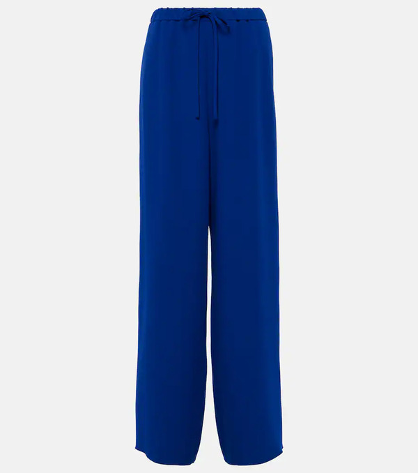  Valentino Valentino Cady Couture High-rise Wide-leg Pants 