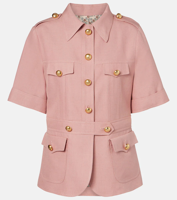  Valentino Valentino Cashmere And Cotton Jacket 