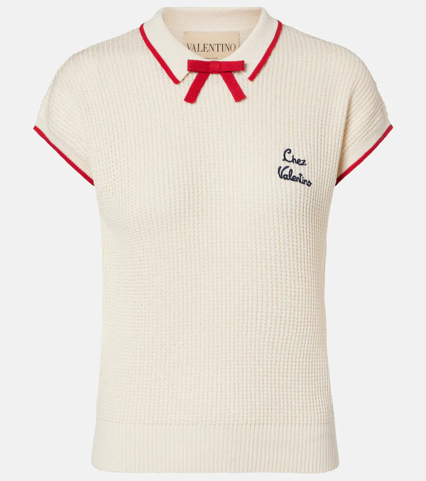  Valentino Valentino Chez Valentino Cotton-blend Sweater 