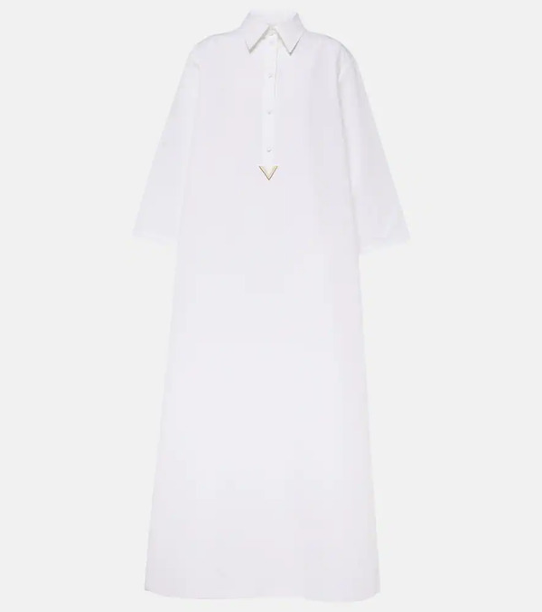  Valentino Valentino Cotton And Linen Kaftan 