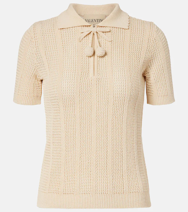  Valentino Valentino Cotton Polo Shirt 