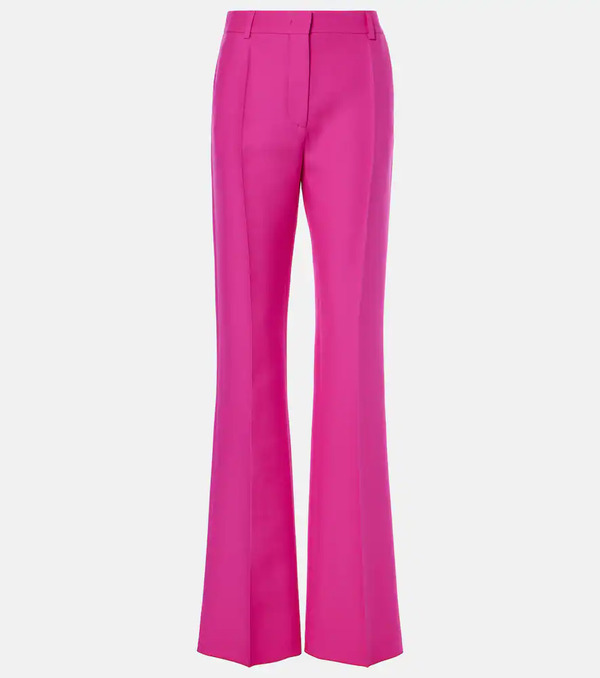  Valentino Valentino Crepe Couture Flared Pants 