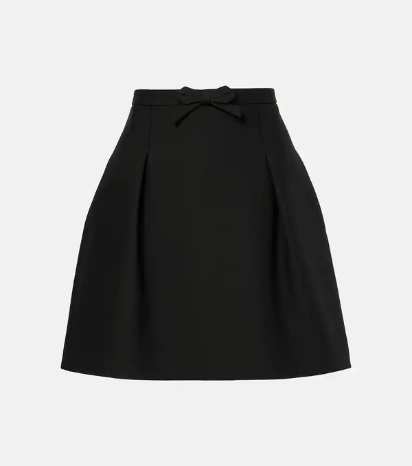  Valentino Valentino Crepe Couture Miniskirt 