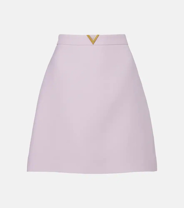  Valentino Valentino Crepe Couture Miniskirt 