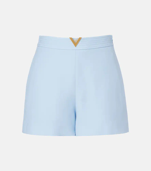  Valentino Valentino Crepe Couture Vgold Shorts 
