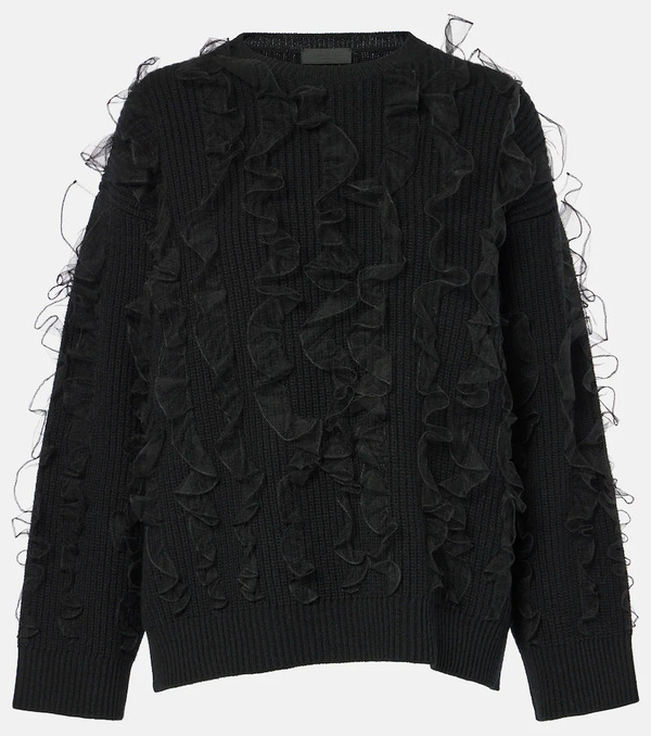  Valentino Valentino Embroidered Wool Sweater 
