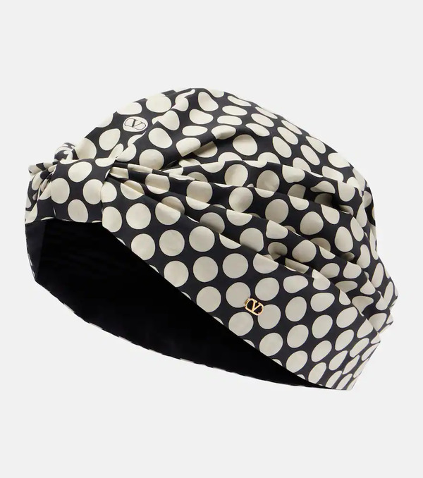  Valentino Valentino Escape Plus De Pois Cotton Head Wrap 