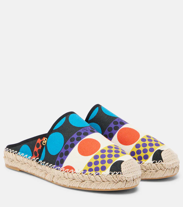  Valentino Garavani Valentino Garavani La Cruisette Printed Espadrille Mules 