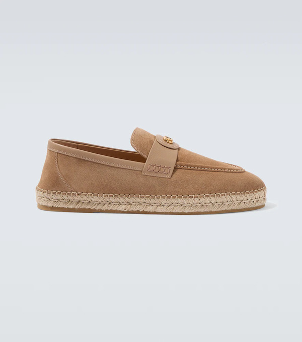  Valentino Garavani Valentino Garavani Palm Avenue Vlogo Suede Espadrilles 