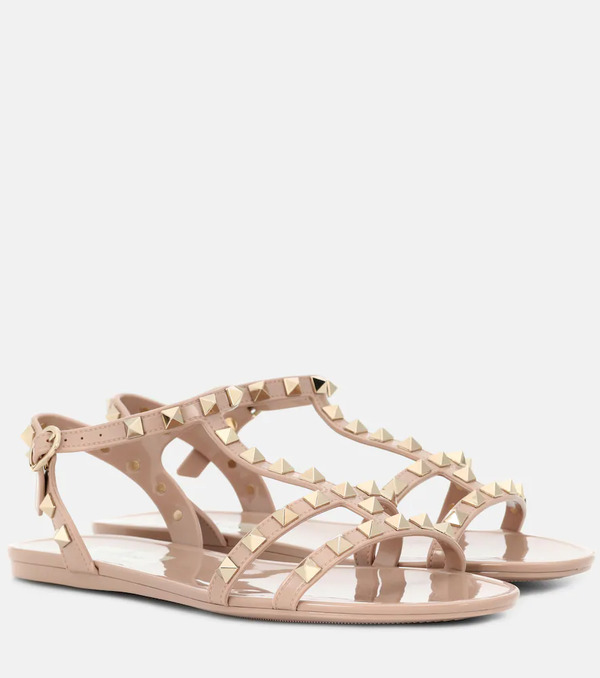  Valentino Garavani Valentino Garavani Rockstud Pvc Sandals 