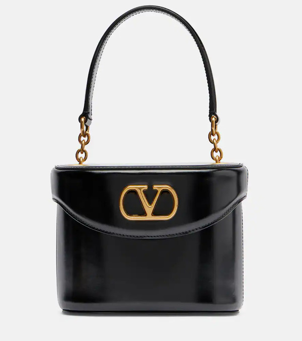  Valentino Garavani Valentino Garavani Vain Vlogo Leather Vanity Bag 