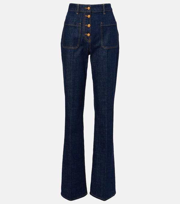  Valentino Valentino High-rise Flared Jeans 
