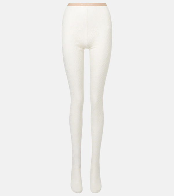  Valentino Valentino Lace Tights 