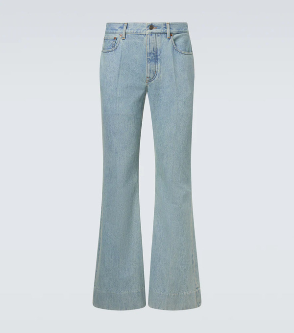  Valentino Valentino Logo Flared Jeans 