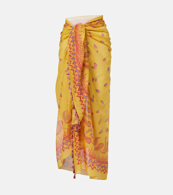  Valentino Valentino Printed Cotton Beach Cover-up 