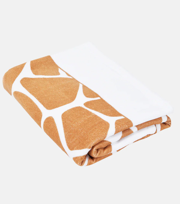  Valentino Valentino Printed Cotton Beach Towel 