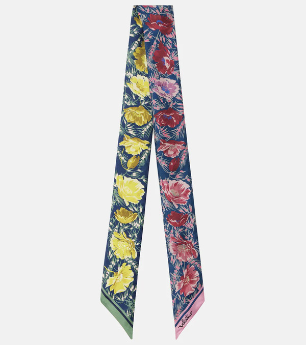  Valentino Valentino Printed Silk Twill Scarf 