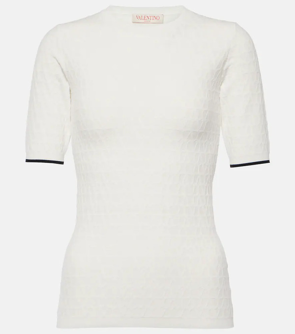  Valentino Valentino Toile Iconographe T-shirt 