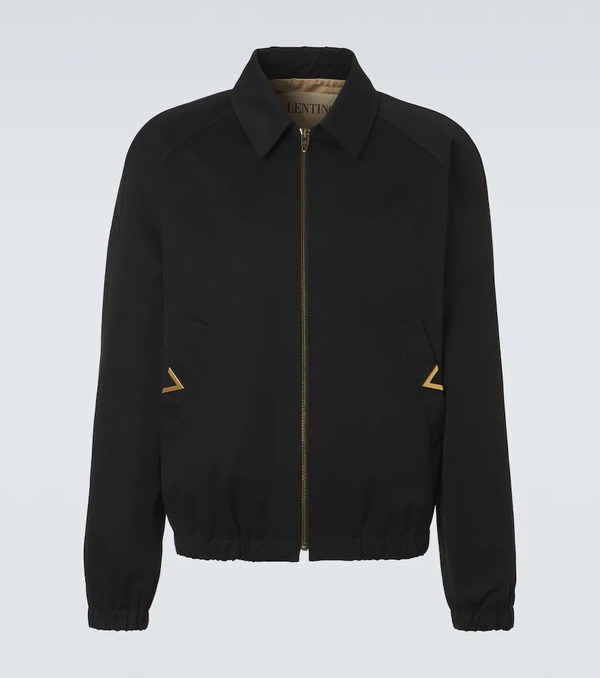  Valentino Valentino Vgold Cotton Blouson Jacket 