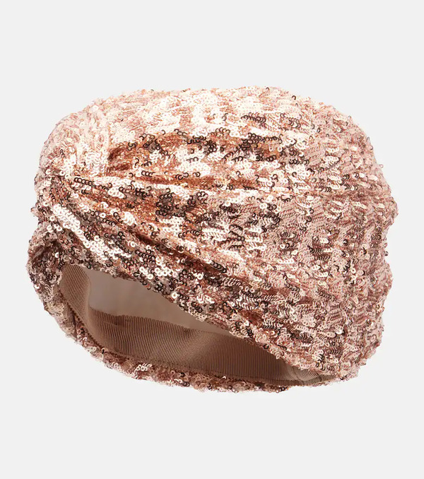  Valentino Valentino Vlogo Sequined Head Wrap 
