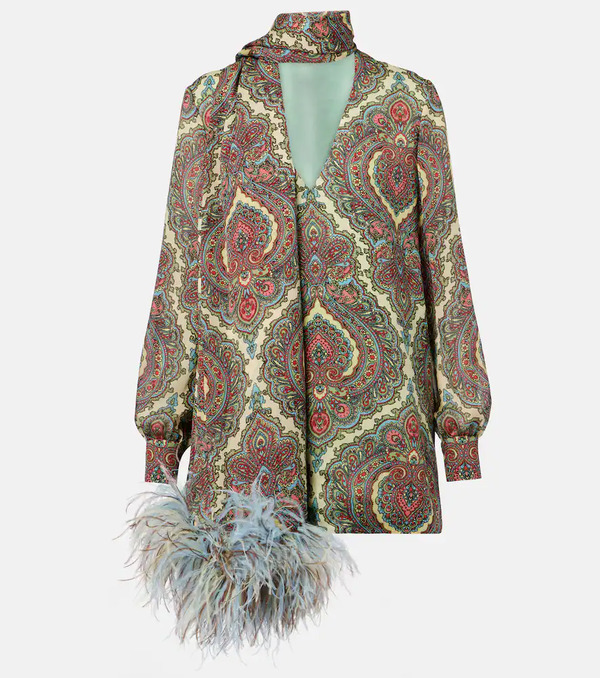  Valentino Valentino Voyage Imaginaire Silk Georgette Blouse 