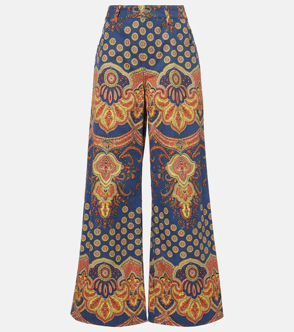  Valentino Valentino Voyage Imaginaire Wide-leg Jeans 
