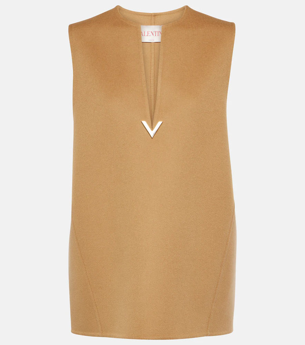  Valentino Valentino Wool And Cashmere Top 