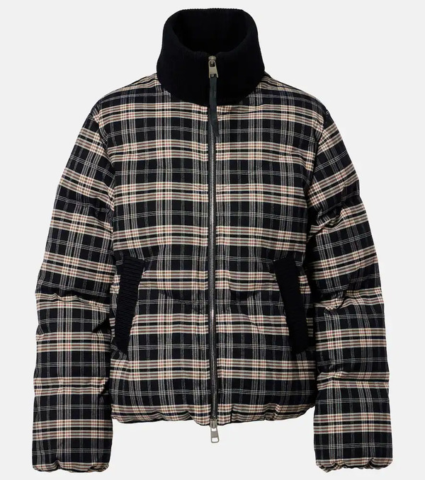  Varley Varley Bryony Checked Flannel Puffer Jacket 