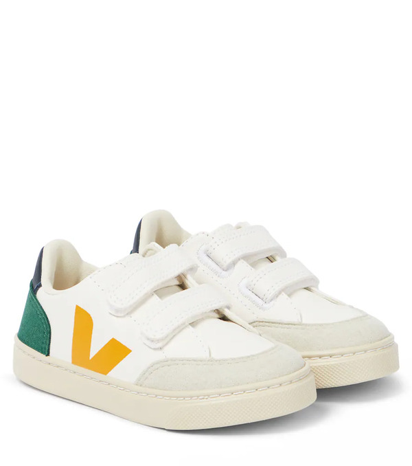  Veja Kids Veja Kids V-12 Leather Sneakers 