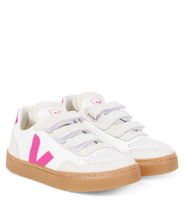  Veja Kids Veja Kids V-90 Leather Sneakers 