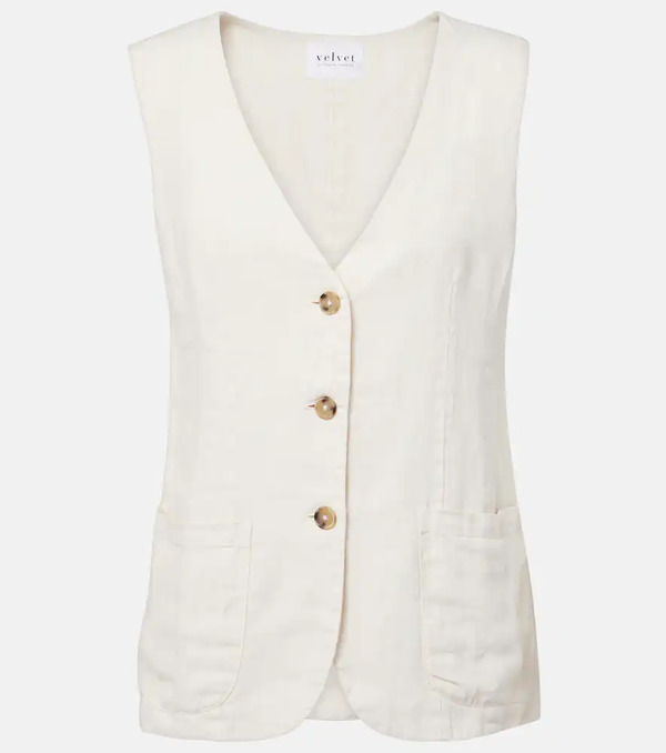  Velvet Velvet Acie Linen Vest 