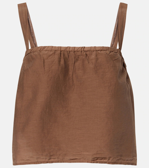  Velvet Velvet Andrea Cotton And Silk Voile Top 