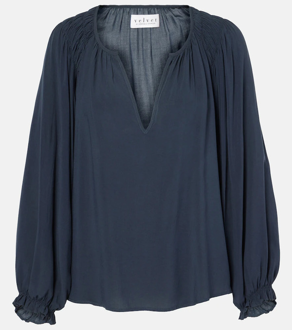  Velvet Velvet Azalea Challis Blouse 