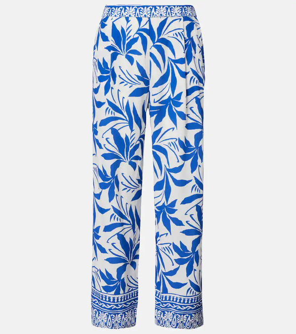  Velvet Velvet Claudia Printed Palazzo Pants 