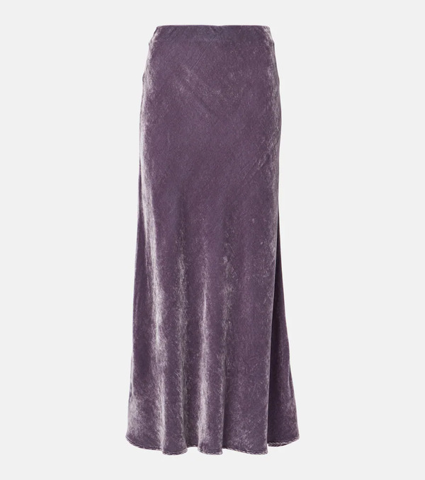  Velvet Velvet Eza Velvet Maxi Skirt 