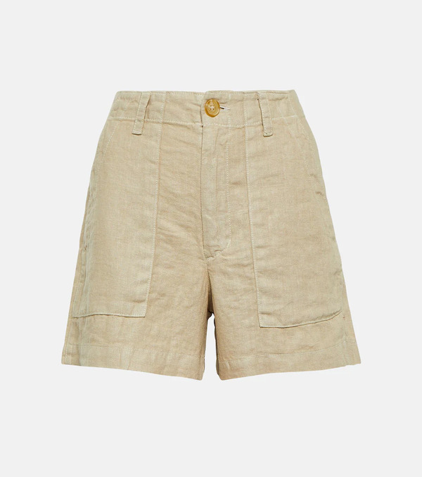  Velvet Velvet Fallon Linen Shorts 