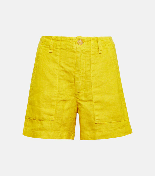  Velvet Velvet Fallon Linen Shorts 