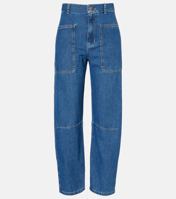  Velvet Velvet Farah High-rise Tapered Jeans 