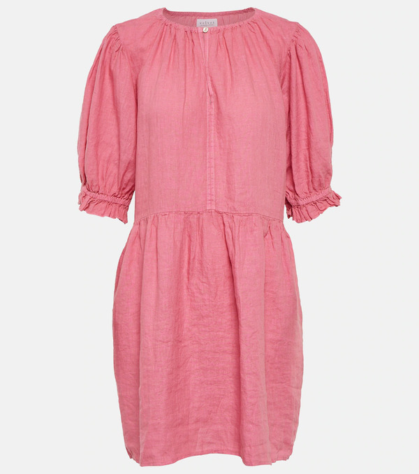  Velvet Velvet Kailani Linen Minidress 