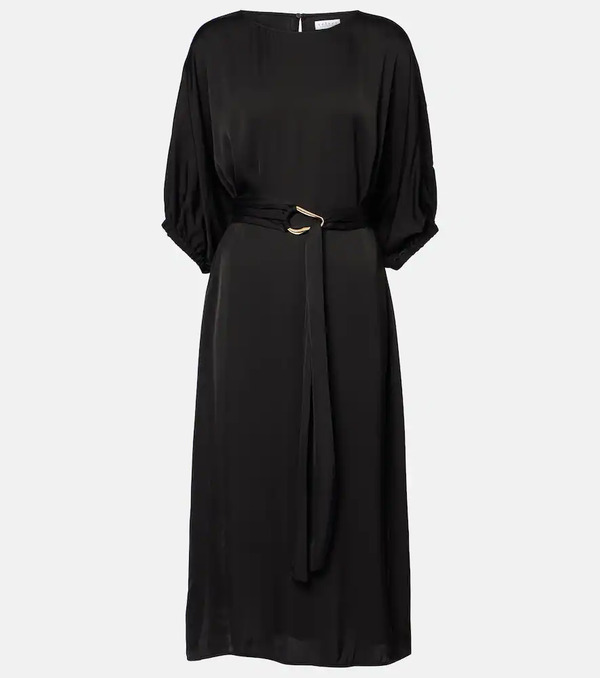  Velvet Velvet Laurel Satin Midi Dress 