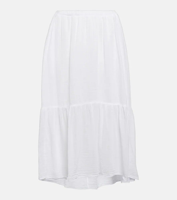  Velvet Velvet Mckenna Cotton Midi Skirt 