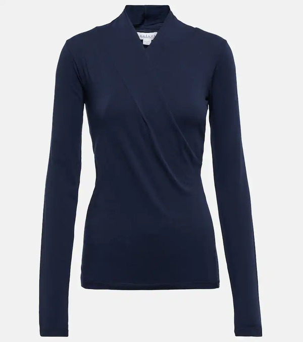  Velvet Velvet Meri Cotton Wrap Top 