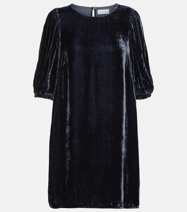  Velvet Velvet Velvet Minidress 