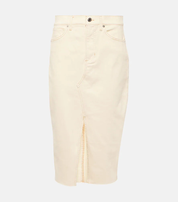  Veronica Beard Veronica Beard Breves Denim Midi Skirt 