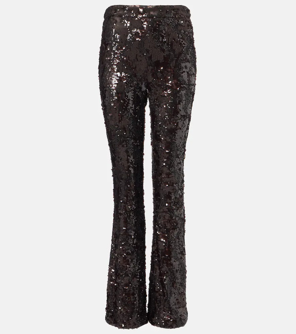  Veronica Beard Veronica Beard Collier Sequined Flared Pants 
