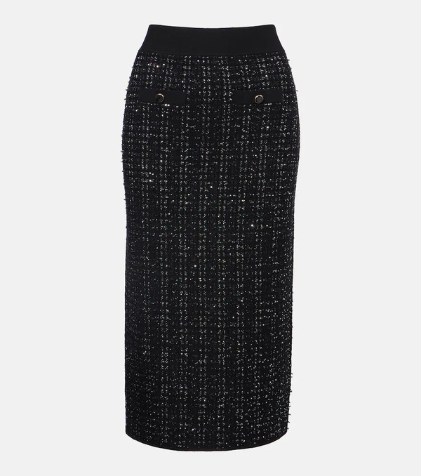  Veronica Beard Veronica Beard Corbin Tweed Midi Skirt 