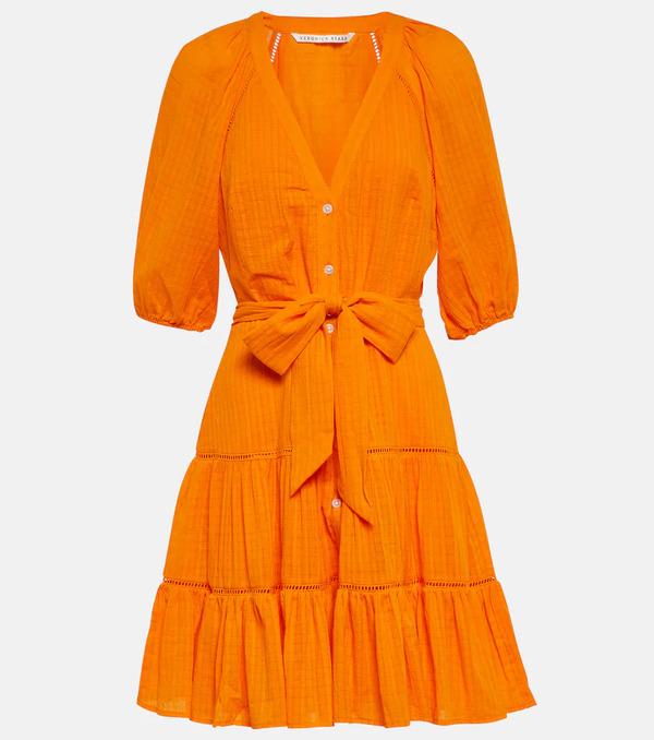  Veronica Beard Veronica Beard Dewey Cotton Minidress 