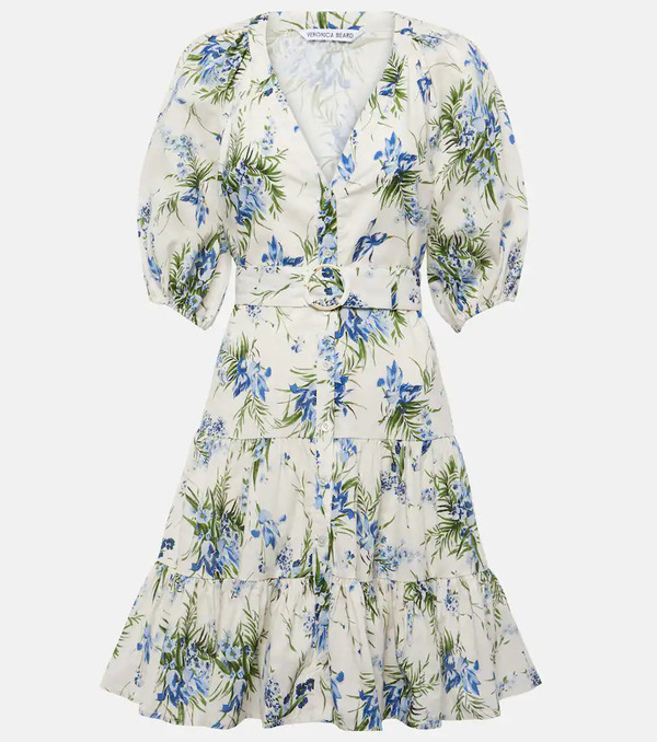  Veronica Beard Veronica Beard Dewey Cotton Minidress 