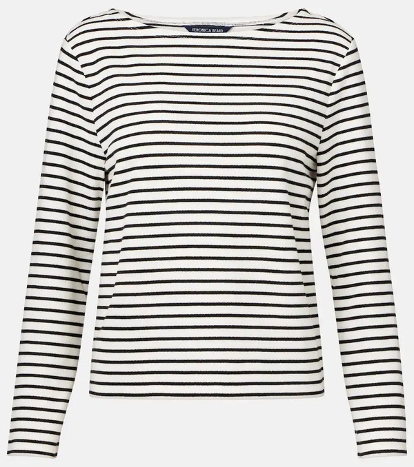  Veronica Beard Veronica Beard Hovey Striped Top 
